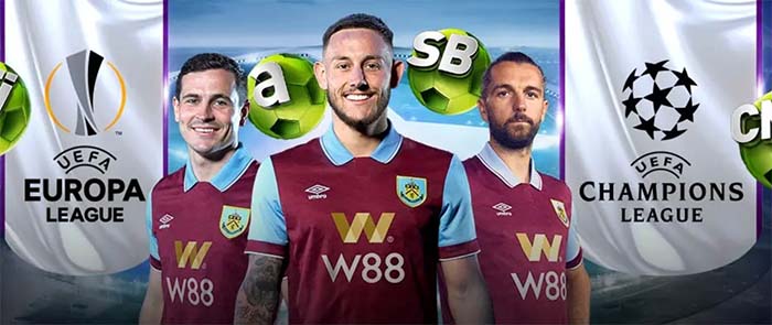 W88 và Burnley F.C